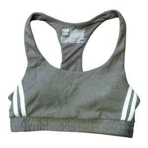 EUC Victoria’s Secret PINK Beige Fleece Sports Bra Medium